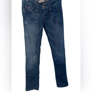 VTG Y2K J & Company Low Rise Flap Back Malibu Jeans Size 27